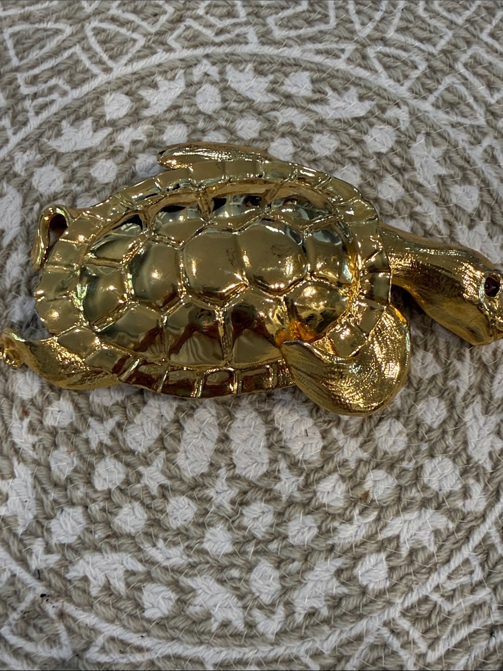 Gold Turtle Belt Buckle - Women Accessories